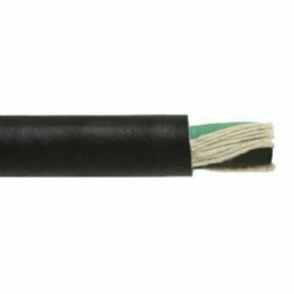 Ascent UL SJOOW Portable Cord, 18 AWG, 16 Strand, 3C, CPE, Black, Sold by the FT SJO1803OW-0/90CASC